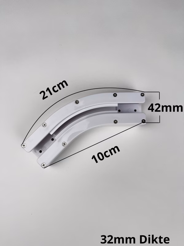 135º Bend for Electrify24 Curtain rails